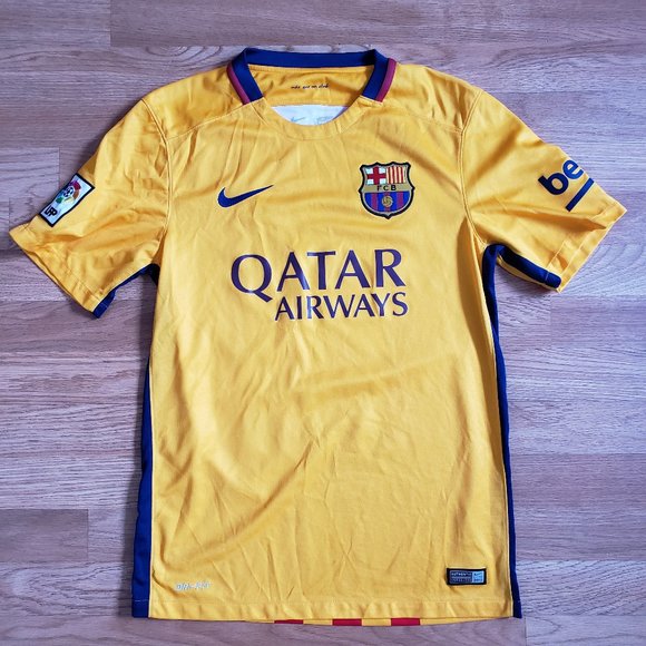 fc barcelona yellow jersey
